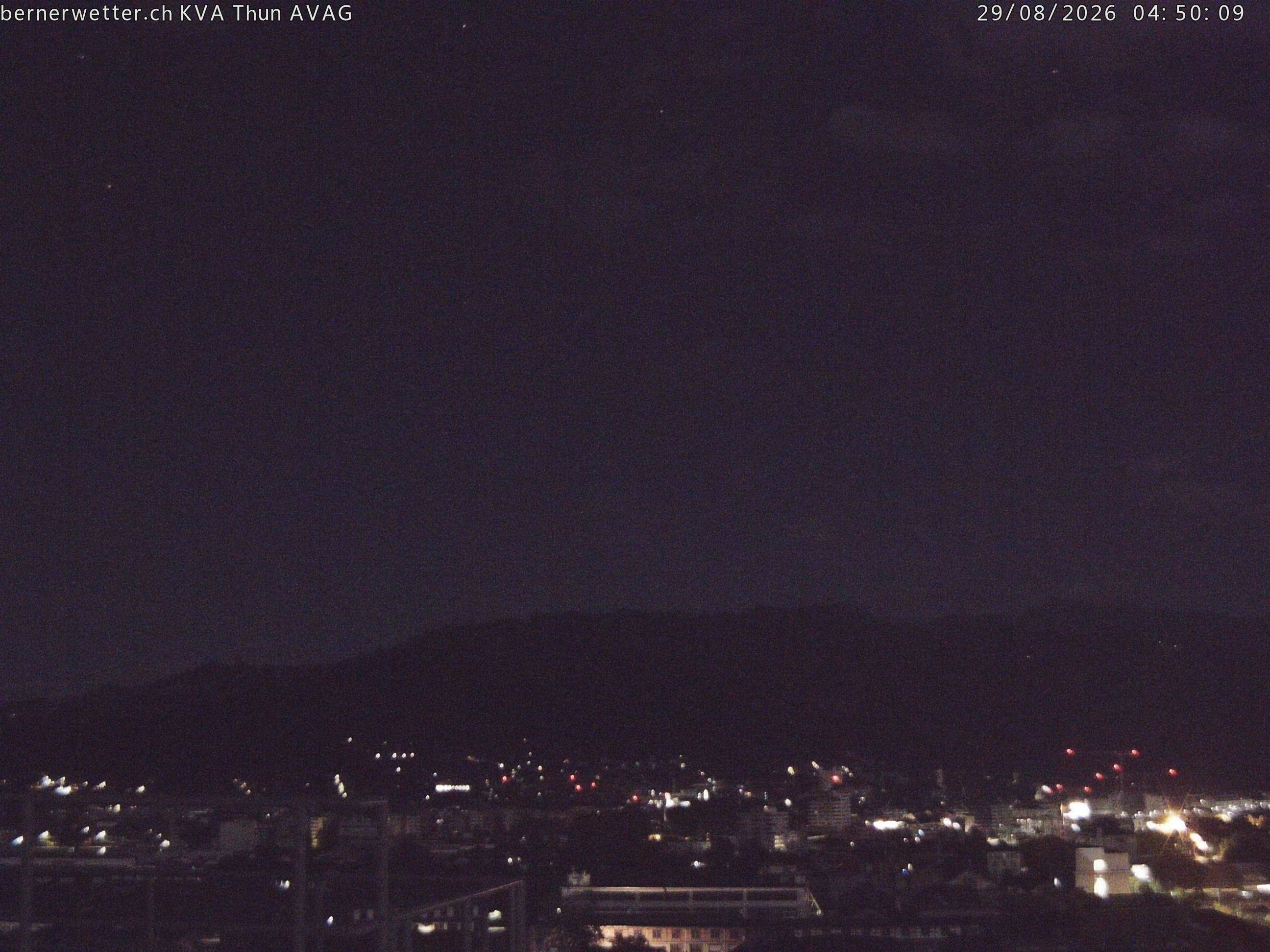 Wetterkamera in Thun, Sicht auf Berner Alpen und Jura