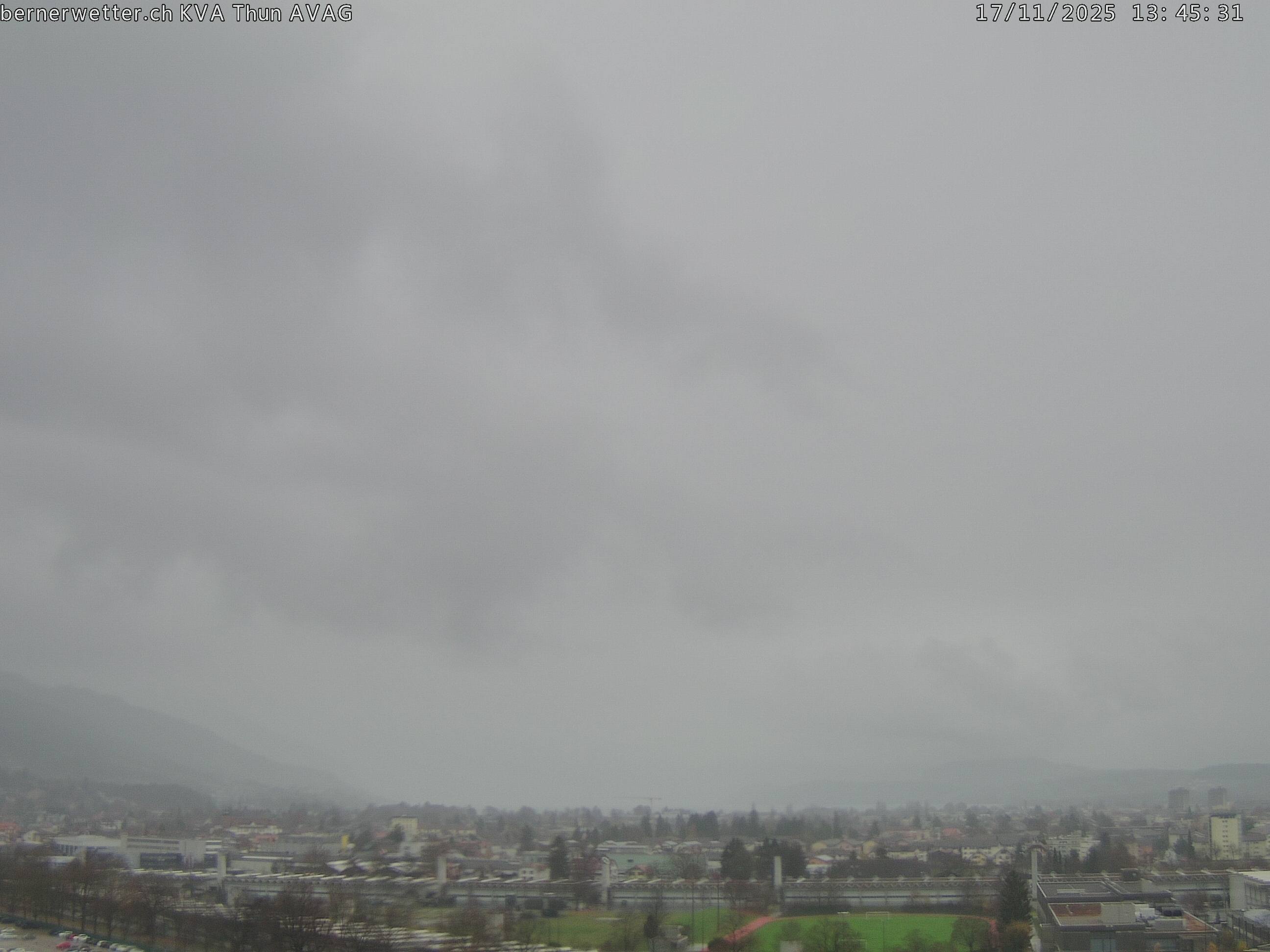 Wetterkamera in Thun, Sicht auf Berner Alpen und Jura