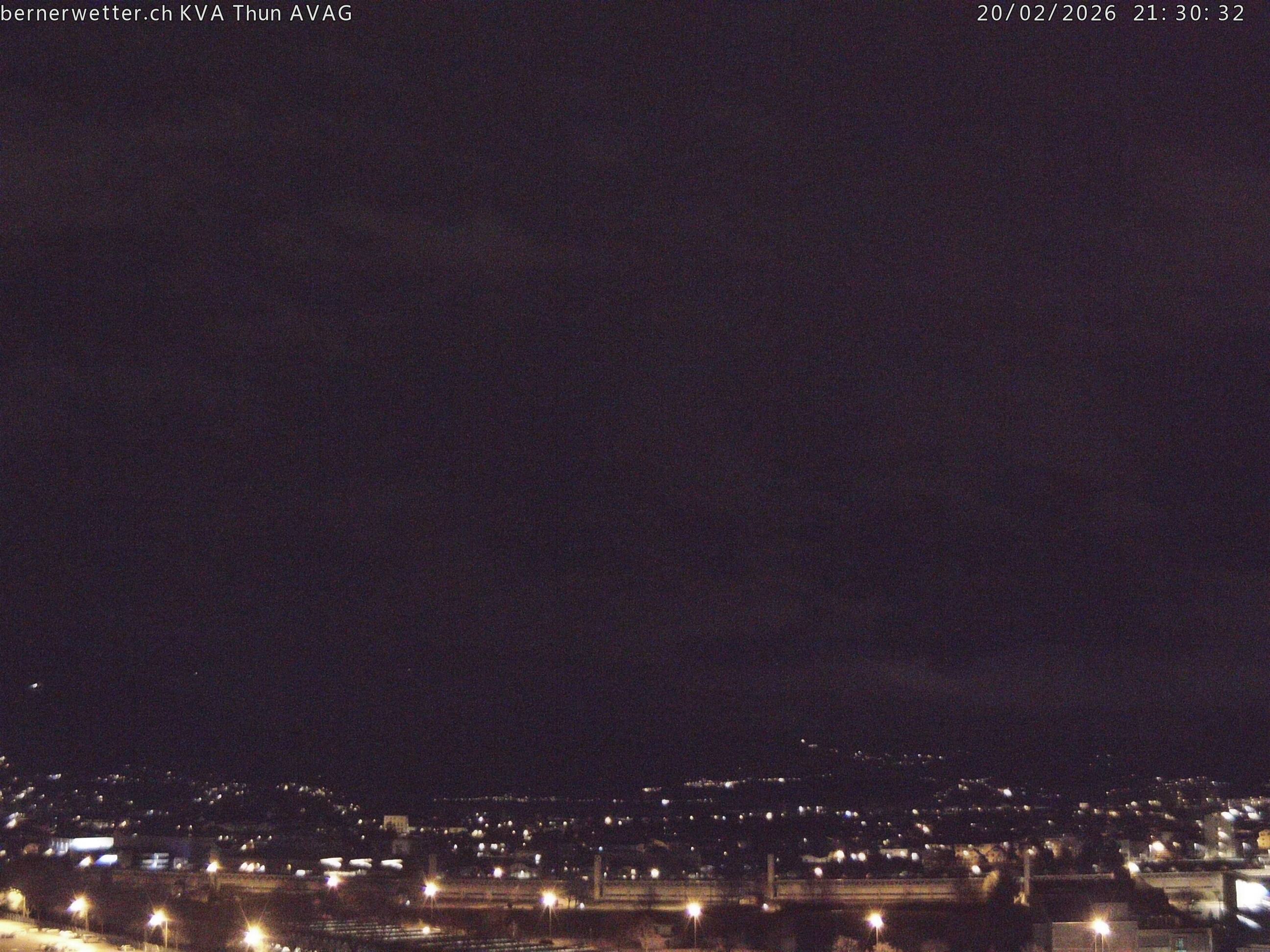 Wetterkamera in Thun, Sicht auf Berner Alpen und Jura