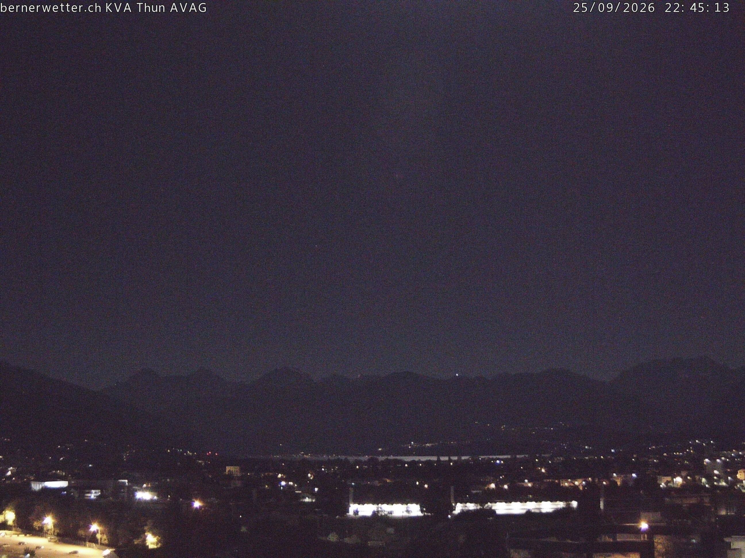 Wetterkamera in Thun, Sicht auf Berner Alpen und Jura