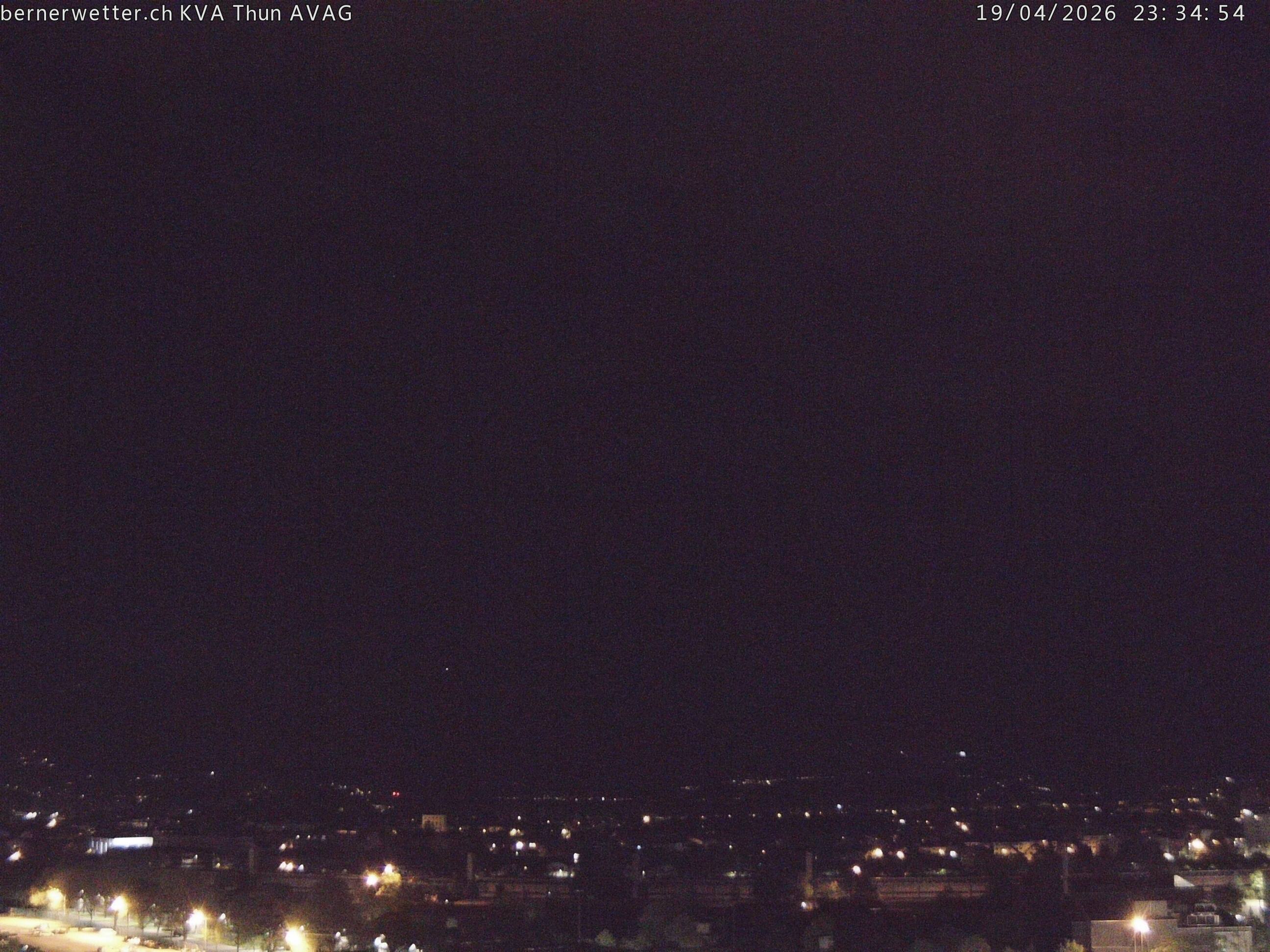 Wetterkamera in Thun, Sicht auf Berner Alpen und Jura